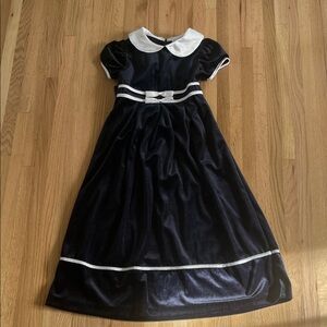 Girls Velvet Dress, 7